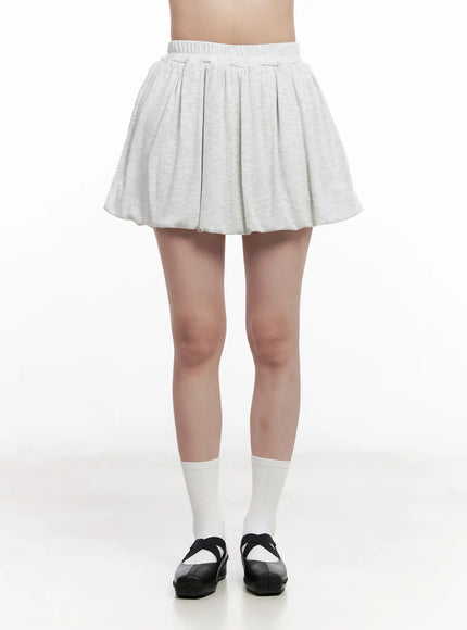 comfy-gray-pleated-skirt-cl516