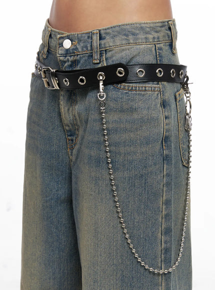 Eyelet Chain Belt CO513