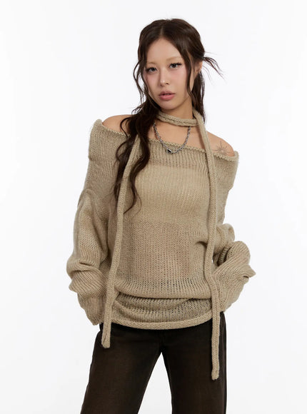 off-shoulder-knit-sweater-with-scarf-cn527