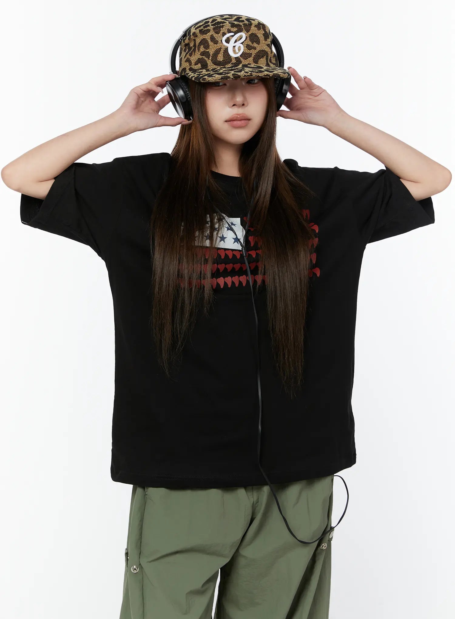 plaid-initial-flap-cap-cy519