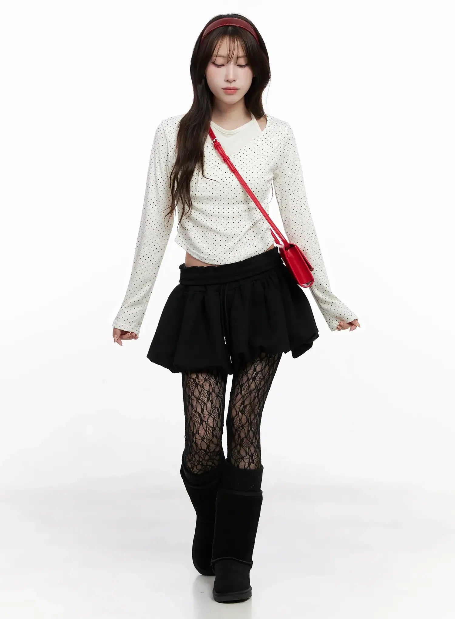 polka-dot-layered-halter-top-in525