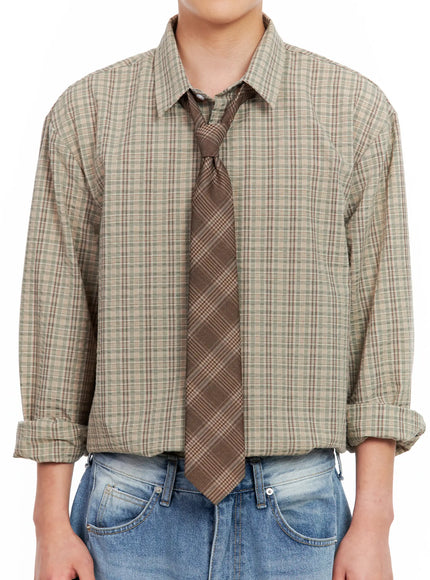 mens-casual-glen-plaid-print-tie-il514