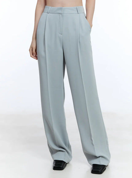 pintuck-wide-fit-pants-cu513 / Light blue