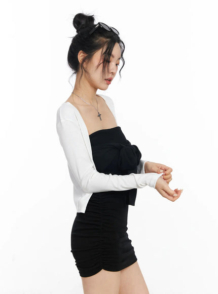 open-front-cardigan-cj523 / White