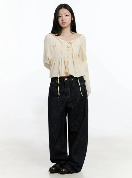 Romantic Frill Lace Blouse IM513