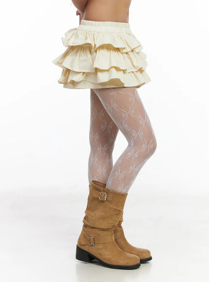 layered-ruffle-mini-skirt-cj513