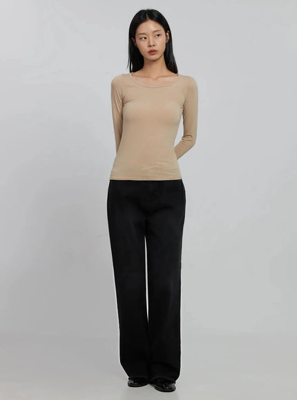 Basic Long Sleeve Top ID516
