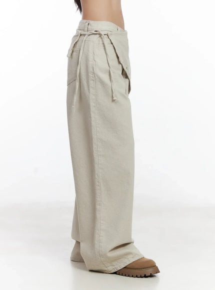 terry-scarf-layered-pants-cj530