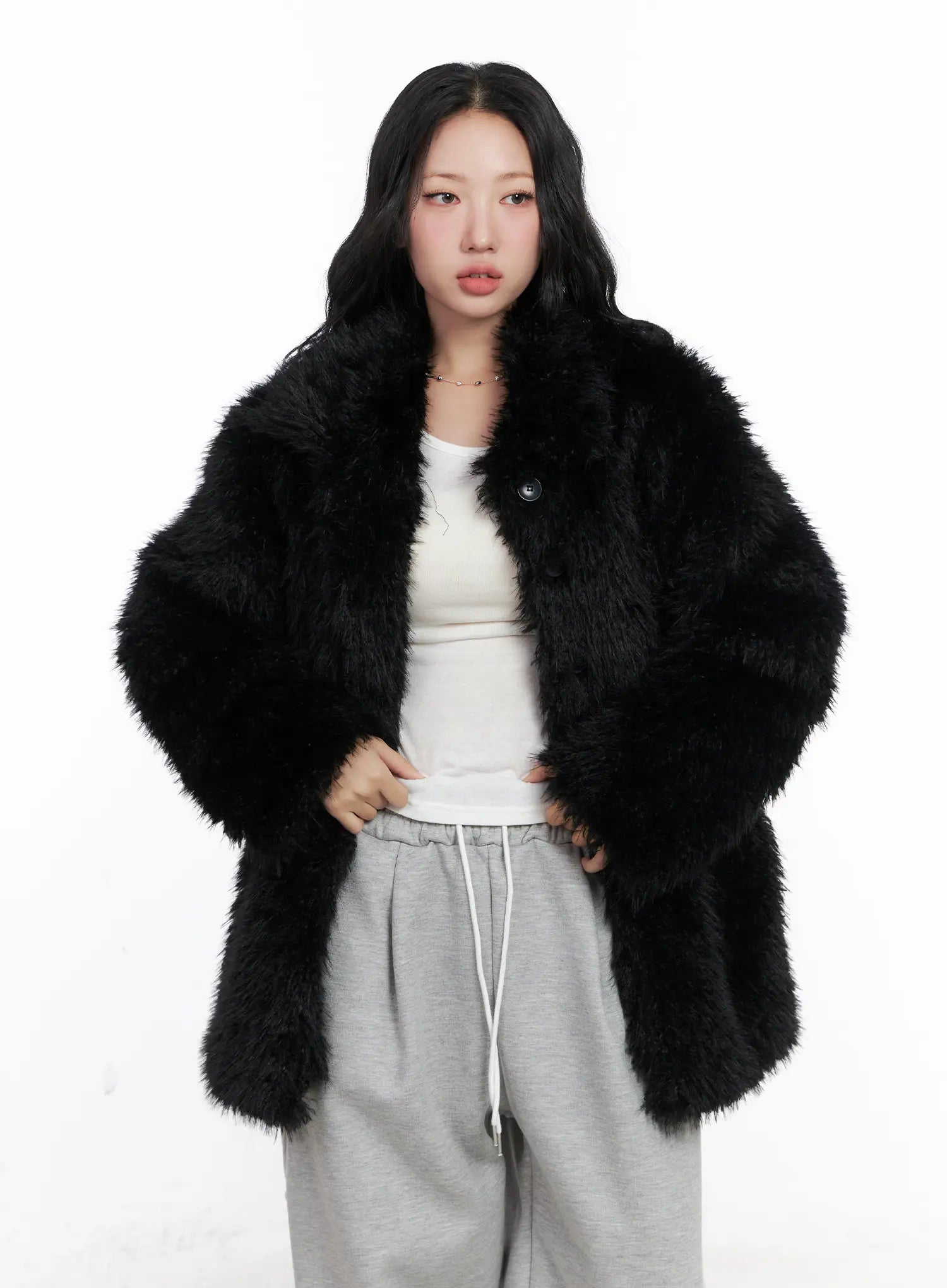 oversized-collar-faux-fur-jacket-cn514