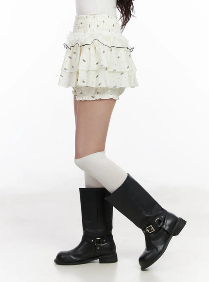 layered-ribbon-lace-shorts-cm531