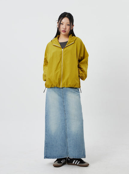 Denim Maxi Skirt CF324