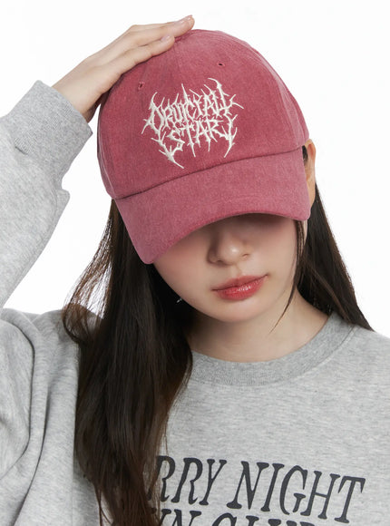 Casual Washed Logo Cap CJ512