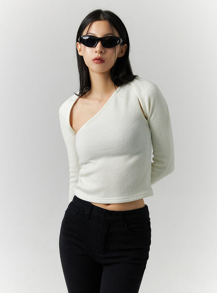 asymmetrical-tank-top-and-bolero-set-id306