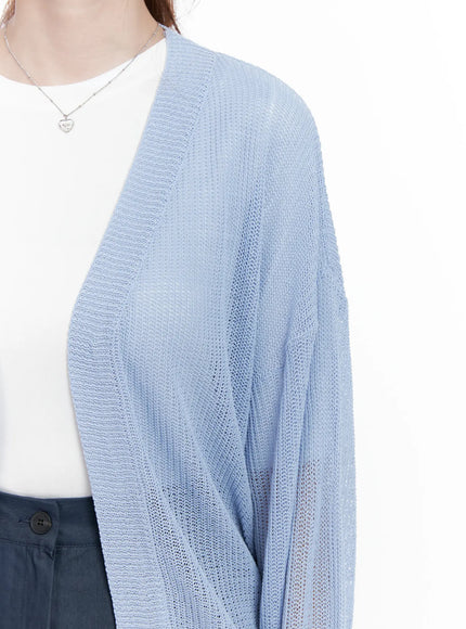 Sheer Loose-Fit Cardigan CG521