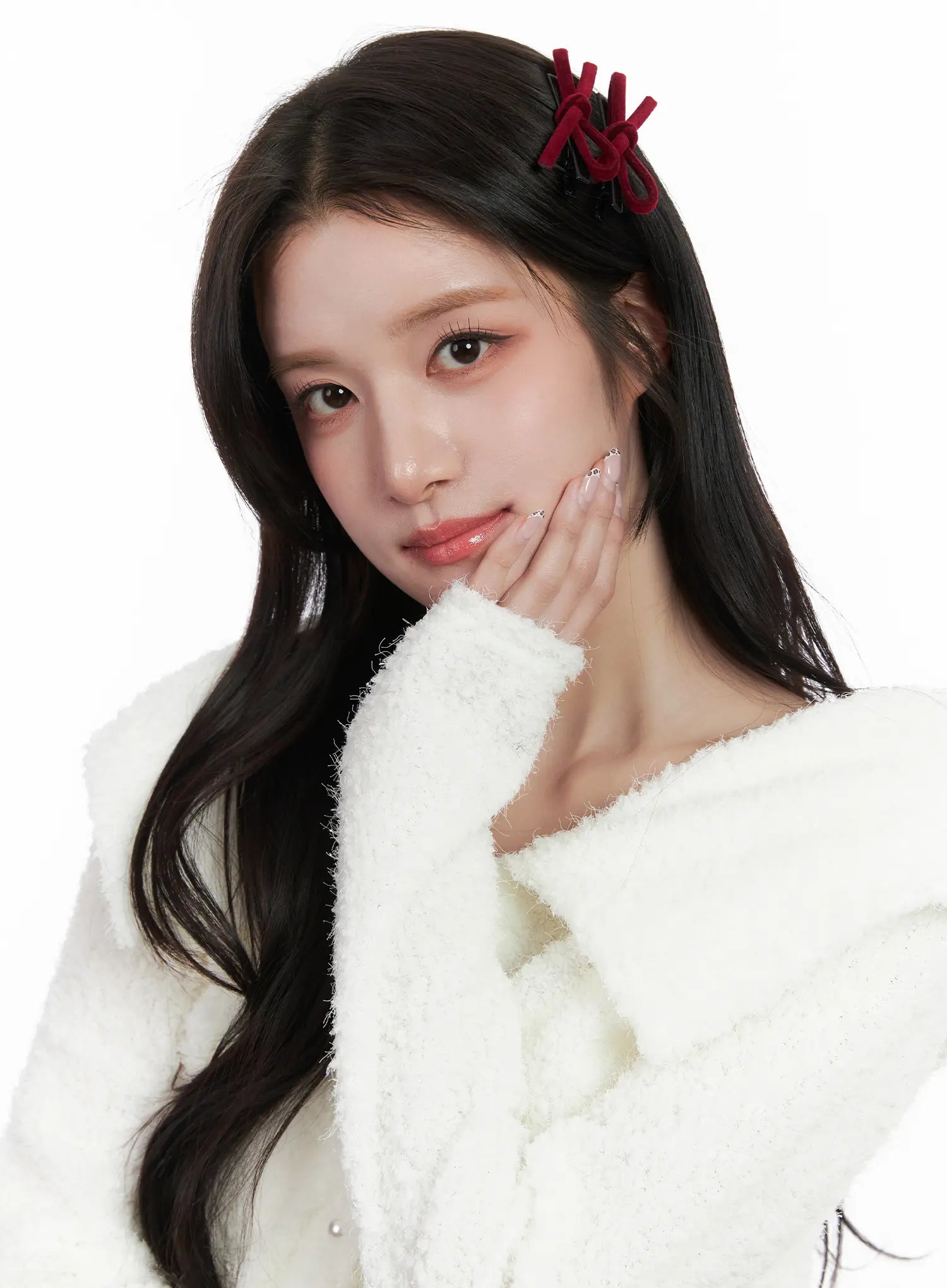 Velvet Ribbon Hair Clip CN527