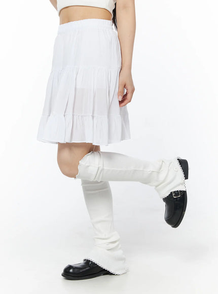 elastic-waist-tiered-midi-skirt-cy522