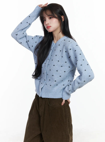 polka-dot-knit-cardigan-ij529