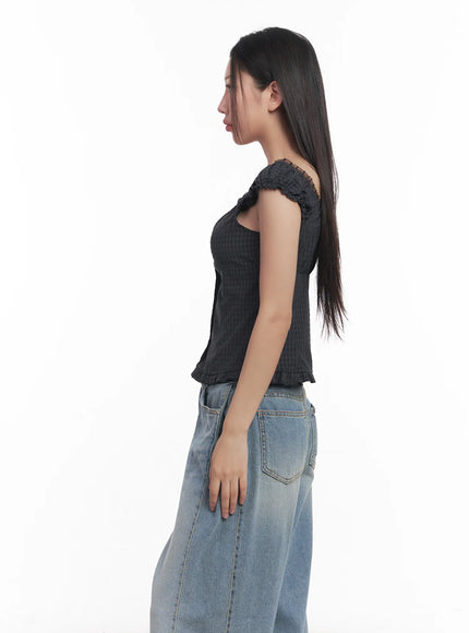 shirred-frill-sleeveless-top-cu516