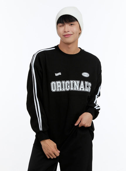 mens-lettering-crew-neck-sweatshirt-is412