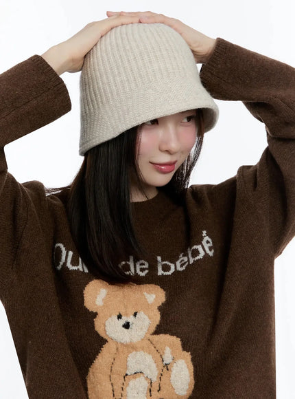 Reversible Wool Bucket Hat ID526