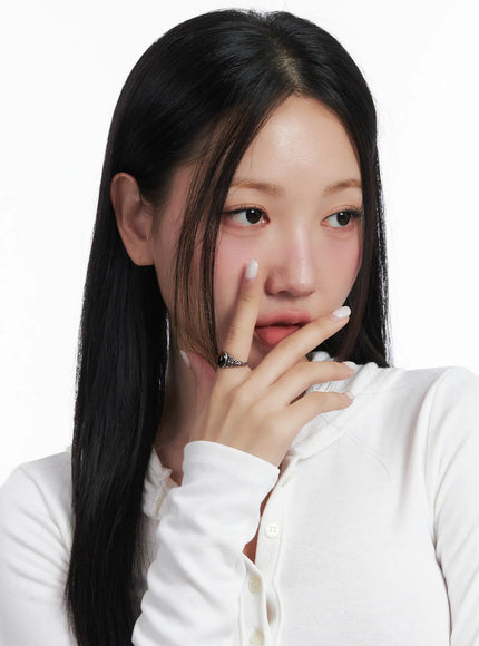 Vintage Floral Bold Ring CD501