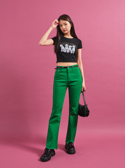 Dalmation Crop T-Shirt CY17