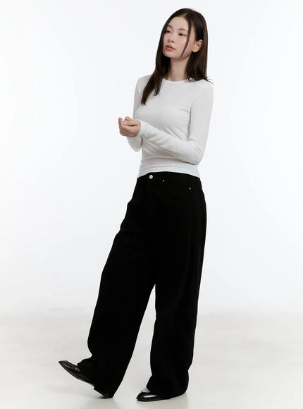 Velvet Straight Leg Pants ID511