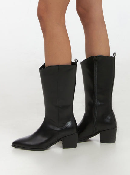 western-leather-middle-boots-is427