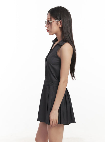 stripe-pleated-halter-neck-dress-ca518