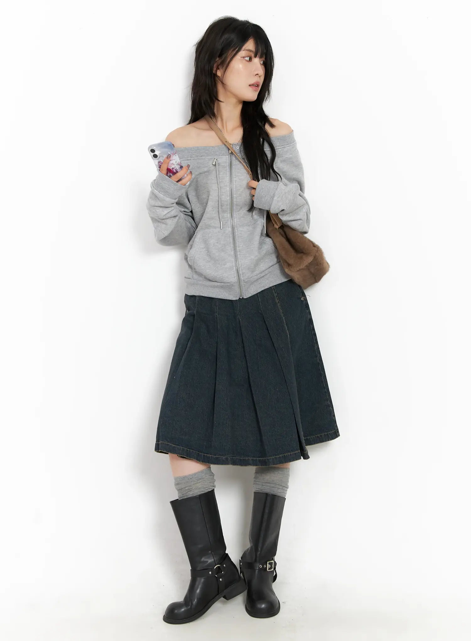 off-shoulder-zip-up-sweatshirt-cn528