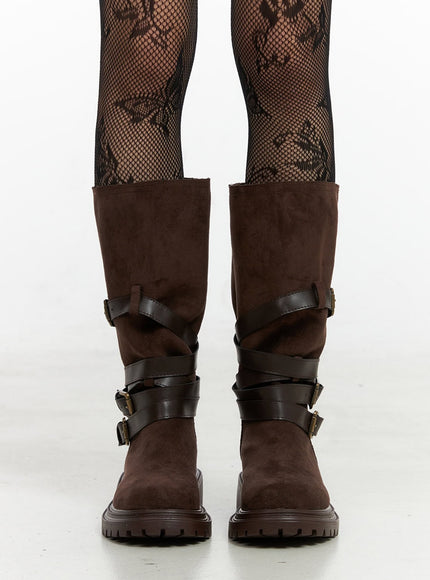 buckle-chic-faux-leather-long-boots-io430