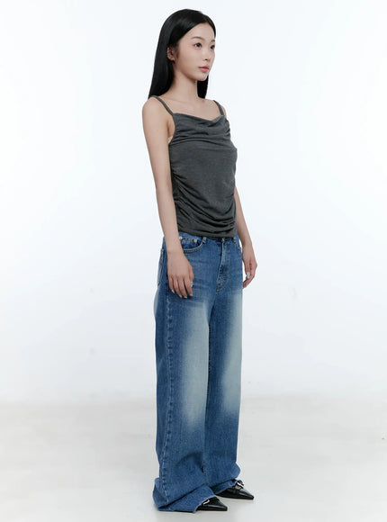 Eunbyul Wide-Leg Flare Denim Jeans CL530