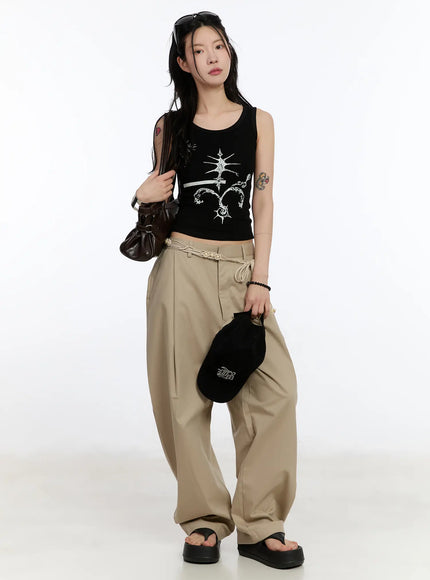 gothic-print-ribbed-tank-ca506