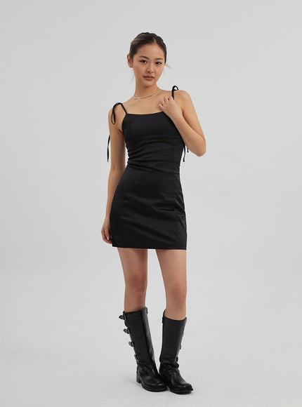 Satin Mini Dress CF313