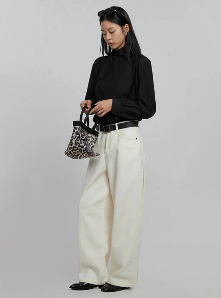 high-neck-tie-blouse-id504