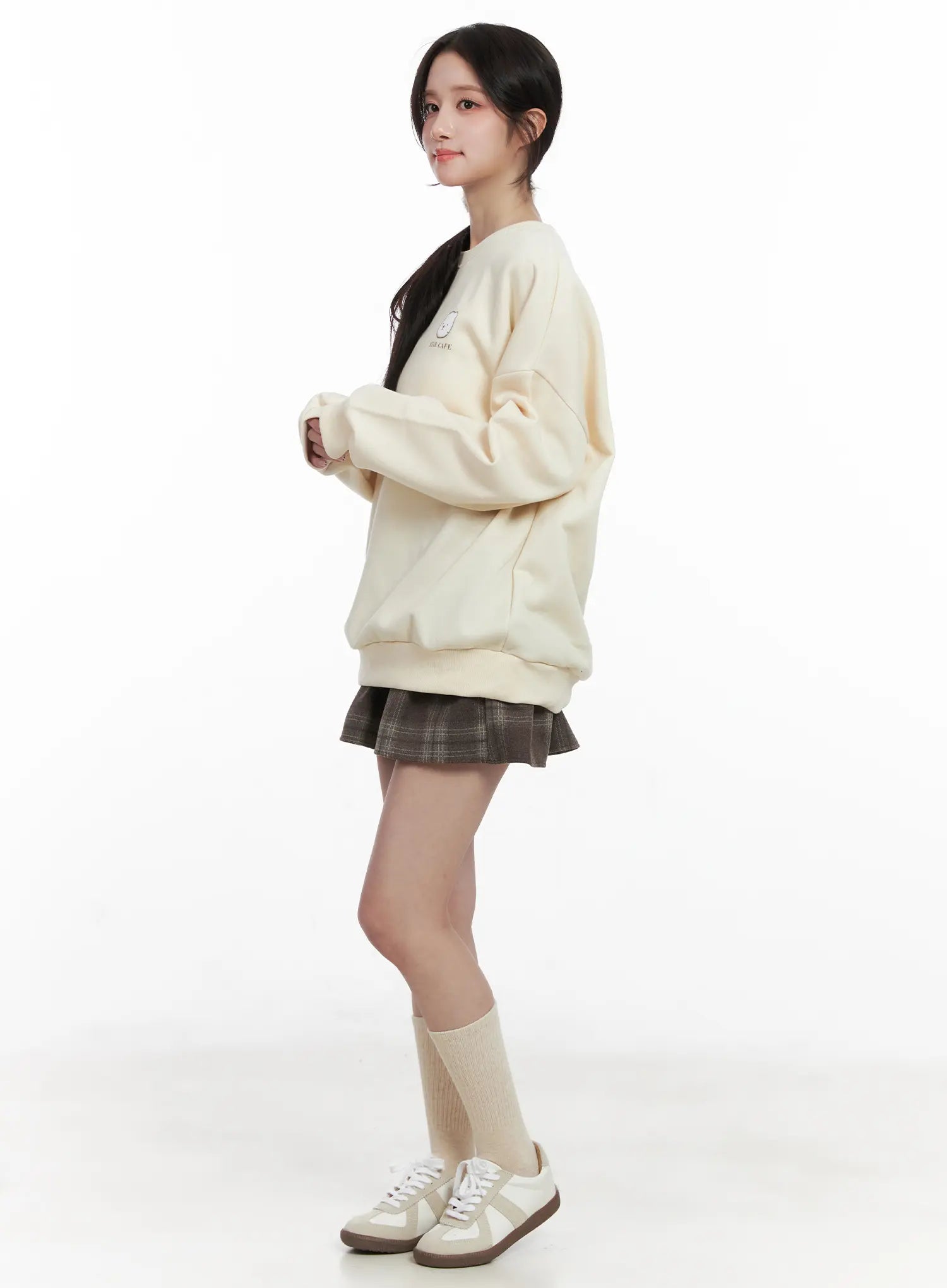 ruffled-plaid-mini-skirt-cn527