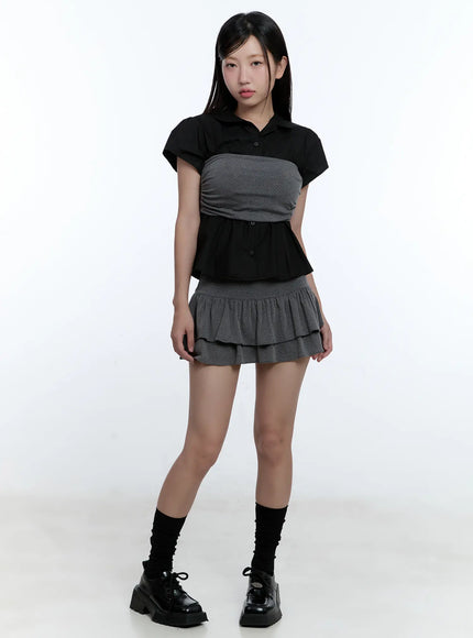 polka-dot-shirred-tube-top-cu527