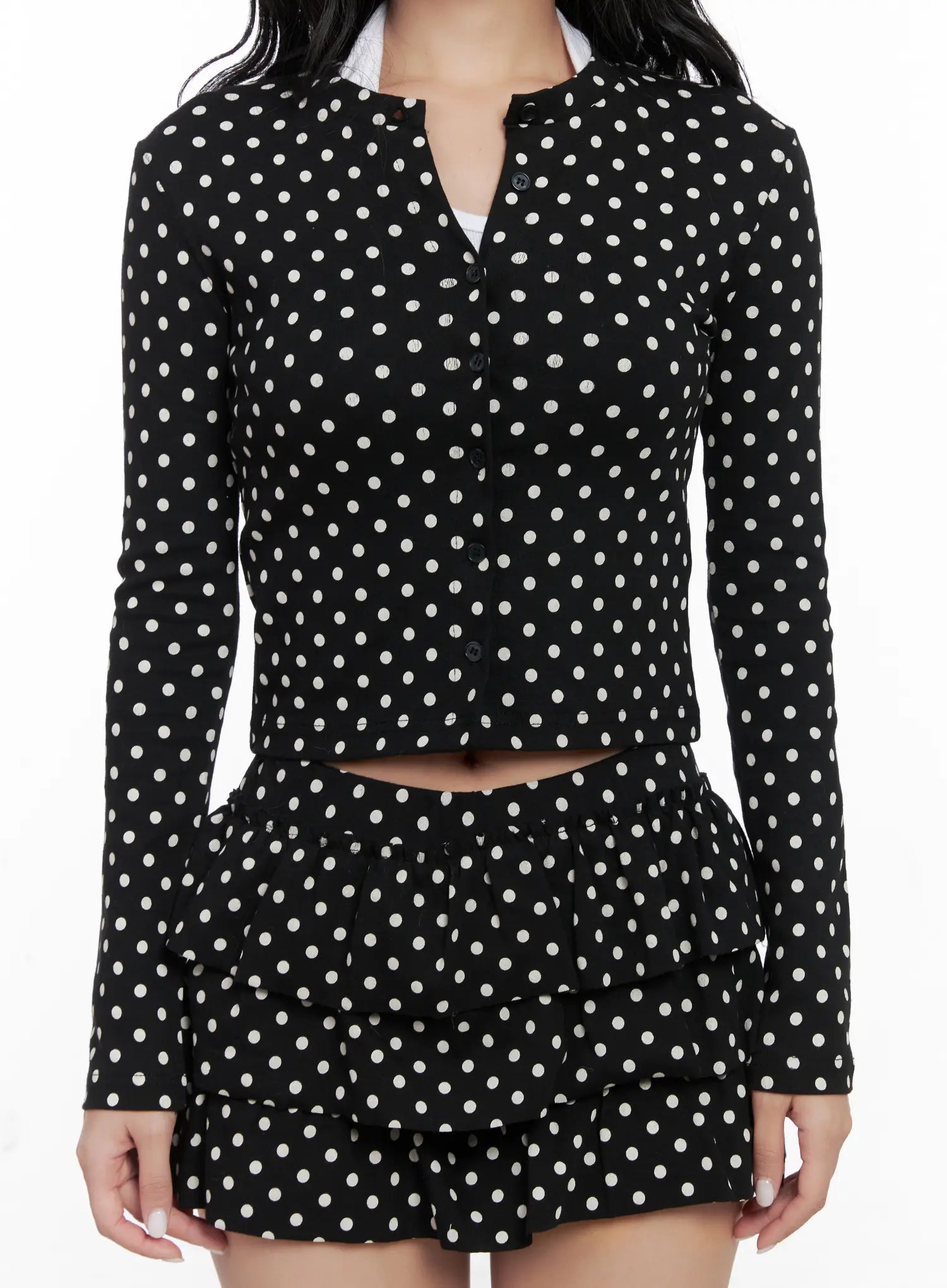 polka-dot-crop-cardigan-cn514