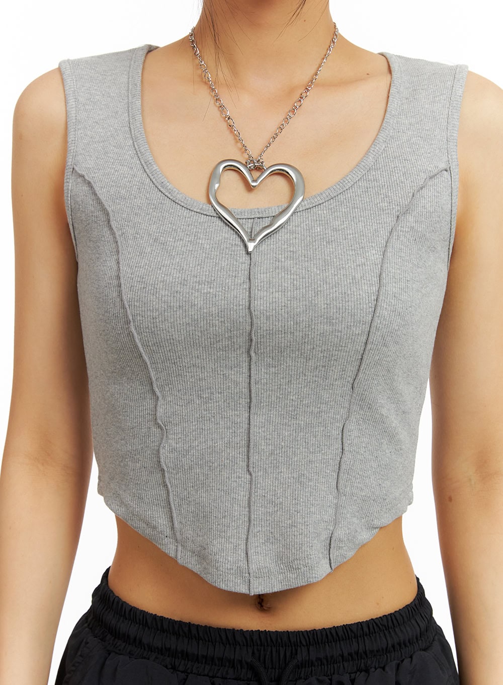 metal-heart-pendant-chain-necklace-ca424