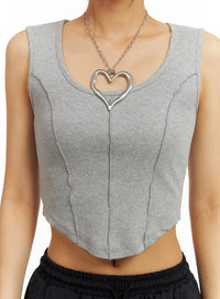 metal-heart-pendant-chain-necklace-ca424