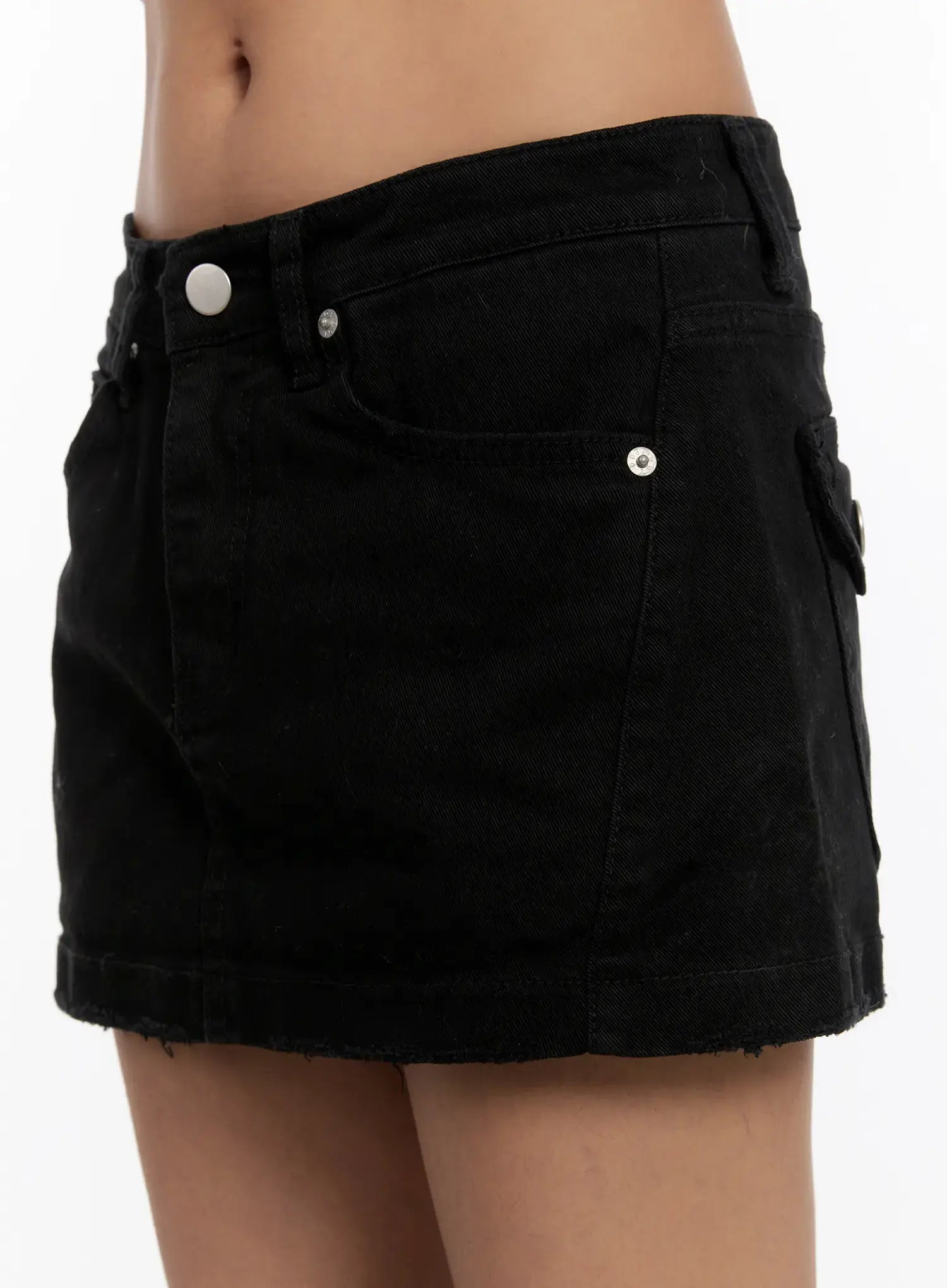 distressed-cotton-mini-skirt-cn527