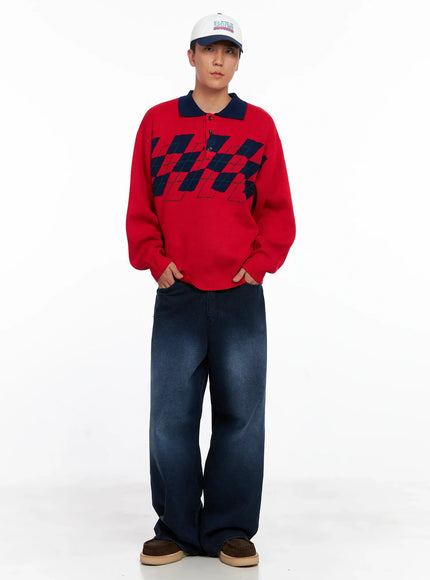 mens-snowflake-print-wide-jeans-is510