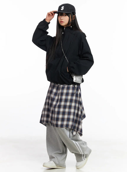 asymmetric-plaid-midi-skirt-cf506-1
