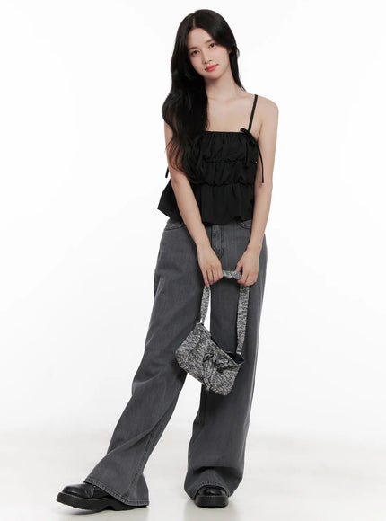 ribbon-strap-ruffle-scrunch-tank-cl516