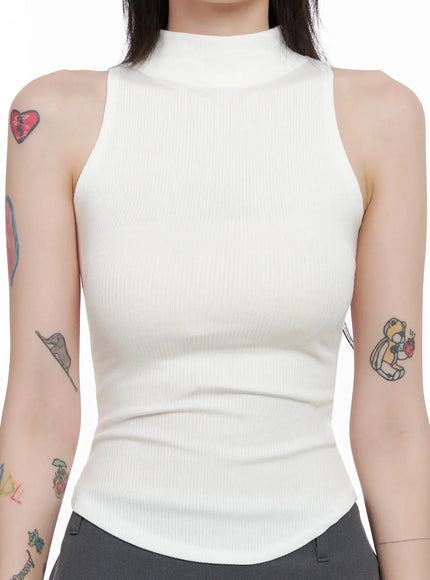 Mock Neck Tank Top IS508