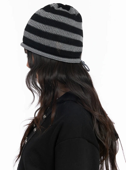 striped-ribbon-knit-beanie-cm526