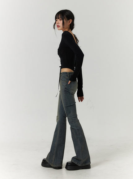 high-waist-slim-washed-bootcut-jeans-cf407