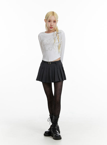 pleated-mini-skirt-with-belt-if408