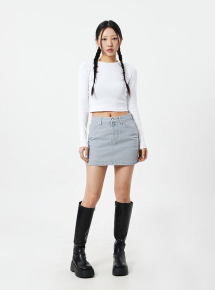 Long Sleeve Cropped Top CM324