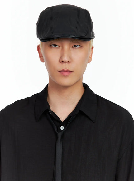 mens-faux-leather-newsboy-cap-il514